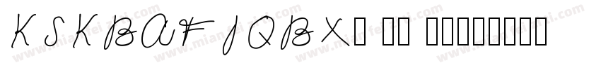 KSKBAFJQBX0 19 00字体转换